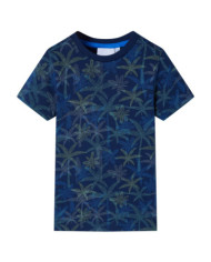 T-shirt pour enfants bleu marine 128 | Mobilier & Déco