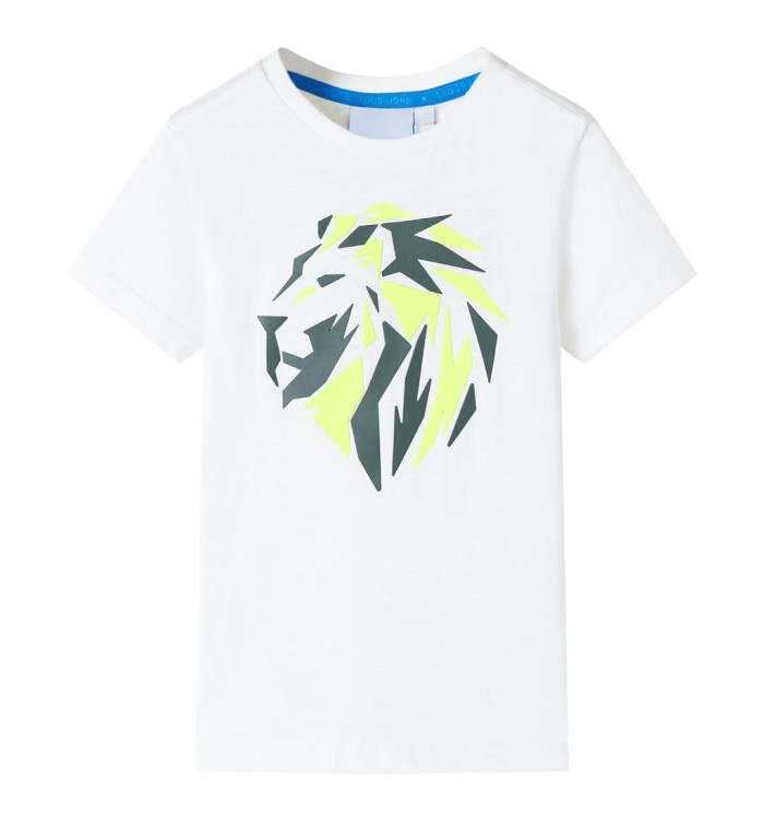 T-shirt pour enfants écru 116 | Mobilier & Déco
