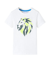 T-shirt pour enfants écru 116 | Mobilier & Déco
