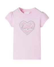 T-shirt pour enfants rose clair 92 | Mobilier & Déco