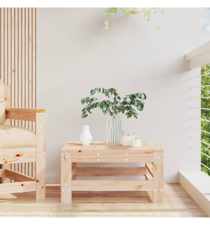 Repose-pied de jardin bois de pin massif | Mobilier & Déco