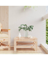 Repose-pied de jardin bois de pin massif | Mobilier & Déco