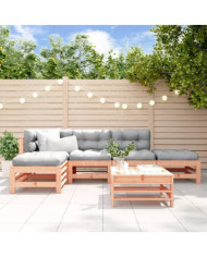 Salon de jardin 6 pcs bois massif douglas | Mobilier & Déco