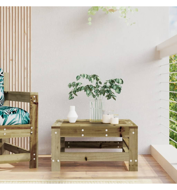 Repose-pied de jardin bois de pin imprégné | Mobilier & Déco