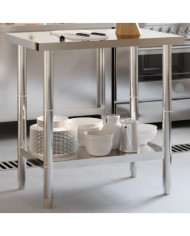 Table de travail de cuisine 82,5x55x85 cm acier inoxydable | Mobilier & Déco