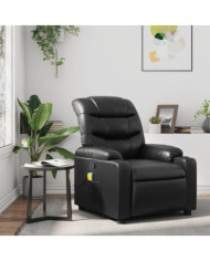 Fauteuil de massage inclinable Noir Similicuir | Mobilier & Déco
