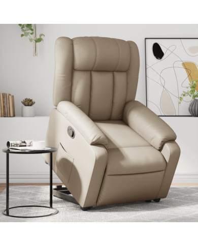 Fauteuil inclinable Cappuccino Similicuir | Mobilier & Déco