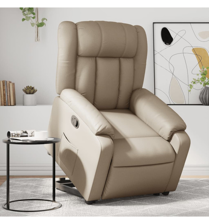 Fauteuil inclinable Cappuccino Similicuir | Mobilier & Déco