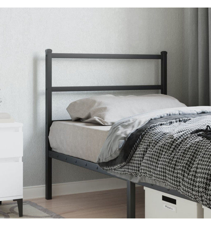 Tête de lit métal noir 90 cm | Mobilier & Déco