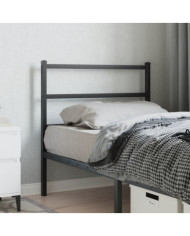 Tête de lit métal noir 90 cm | Mobilier & Déco