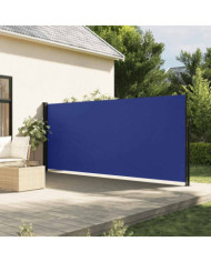 Auvent latéral rétractable bleu 160x500 cm | Mobilier & Déco