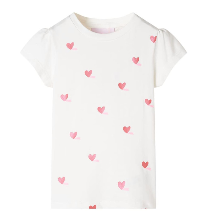 T-shirt pour enfants écru 92 | Mobilier & Déco