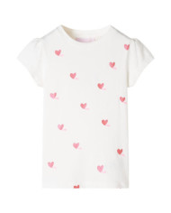 T-shirt pour enfants écru 92 | Mobilier & Déco