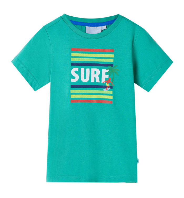 T-shirt pour enfants vert 104 | Mobilier & Déco