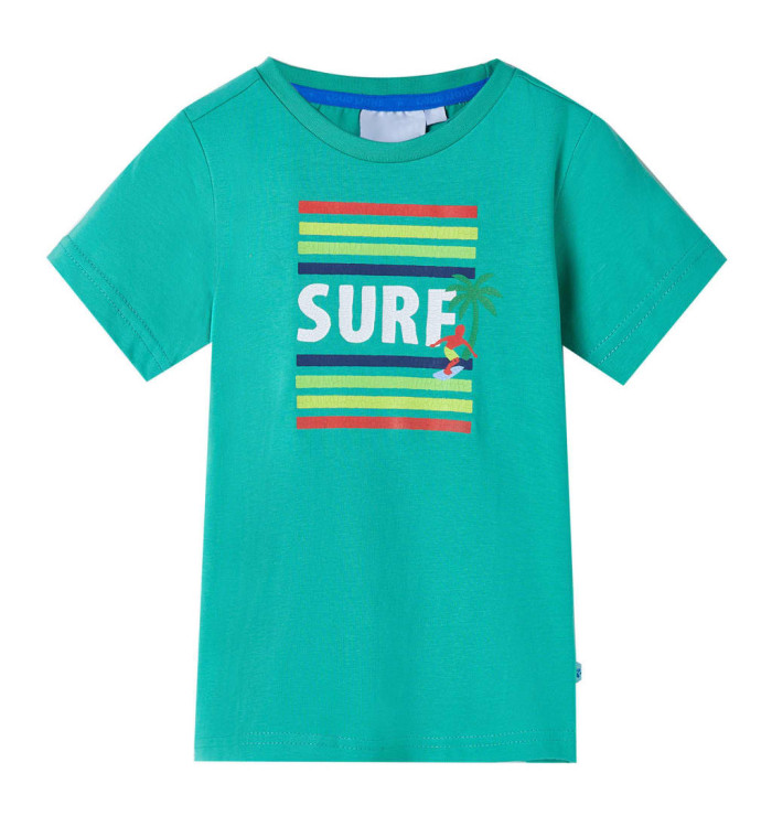 T-shirt pour enfants vert 128 | Mobilier & Déco