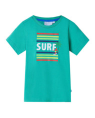 T-shirt pour enfants vert 128 | Mobilier & Déco