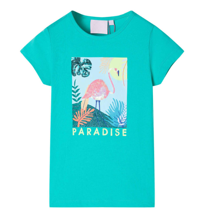 T-shirt pour enfants menthe 116 | Mobilier & Déco