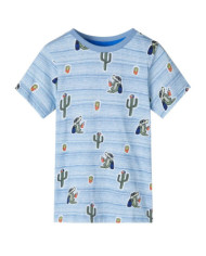 T-shirt pour enfants mélange de bleu 92 | Mobilier & Déco