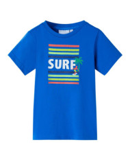T-shirt pour enfants bleu vif 92 | Mobilier & Déco
