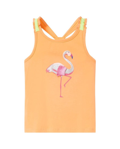 Débardeur pour enfants orange vif 128 | Mobilier & Déco