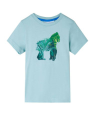 T-shirt pour enfants aqua clair 116 | Mobilier & Déco