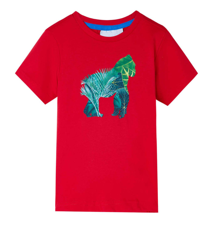 T-shirt pour enfants rouge 116 | Mobilier & Déco