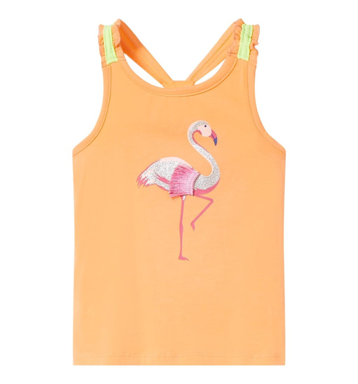 Débardeur pour enfants orange vif 104 | Mobilier & Déco