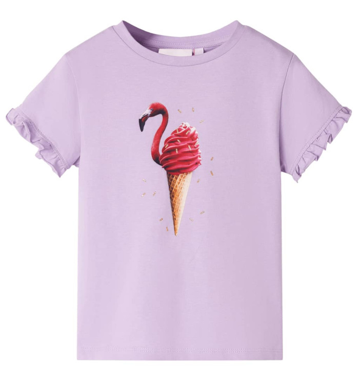 T-shirt enfants lilas 104 | Mobilier & Déco