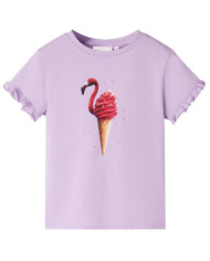 T-shirt enfants lilas 104 | Mobilier & Déco