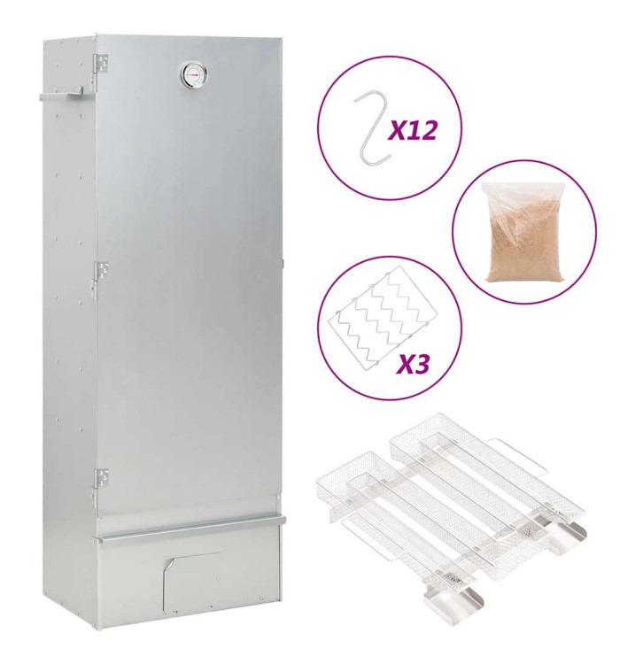 Fumoir à four à BBQ générateur de fumée froide acier galvanisé | Mobilier & Déco