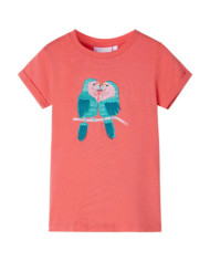 T-shirt pour enfants corail 140 | Mobilier & Déco