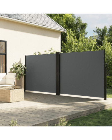 Auvent latéral rétractable Anthracite 180x1200 cm | Mobilier & Déco