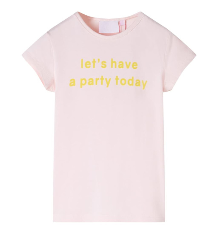 T-shirt pour enfants rose pâle 92 | Mobilier & Déco