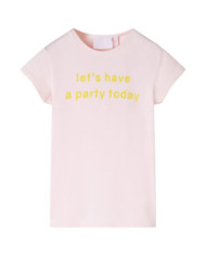 T-shirt pour enfants rose pâle 92 | Mobilier & Déco
