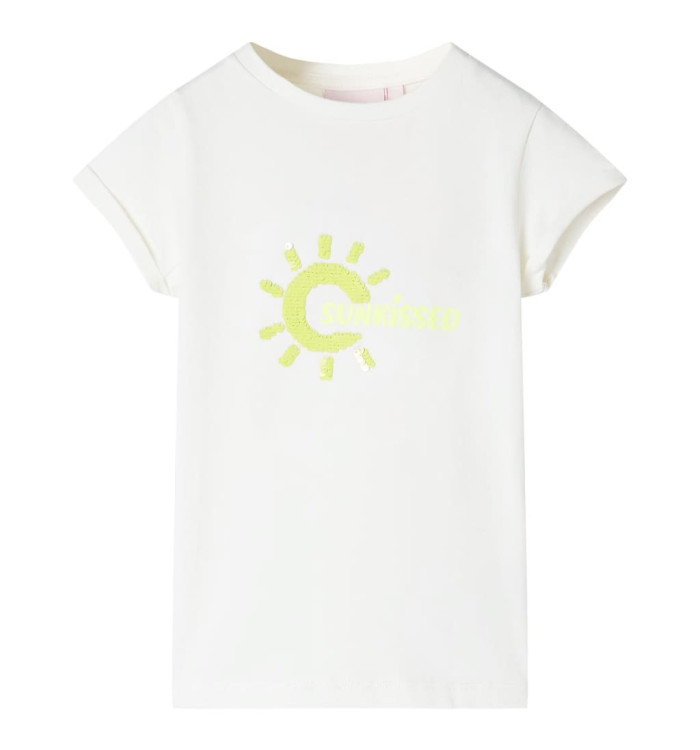 T-shirt pour enfants écru 92 | Mobilier & Déco
