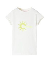T-shirt pour enfants écru 92 | Mobilier & Déco