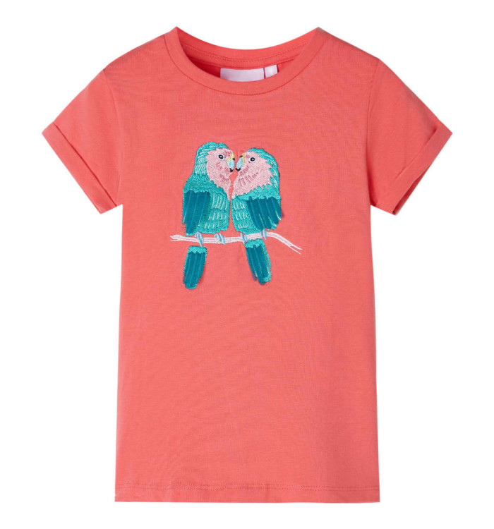 T-shirt pour enfants corail 116 | Mobilier & Déco