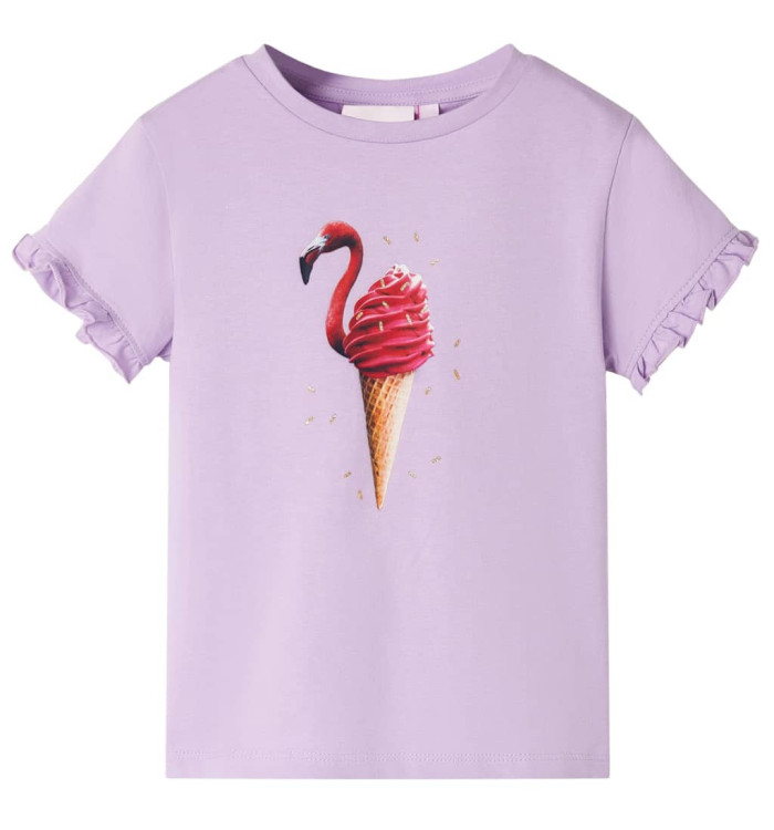 T-shirt enfants lilas 128 | Mobilier & Déco