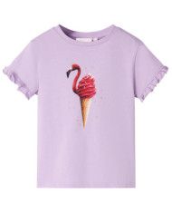 T-shirt enfants lilas 128 | Mobilier & Déco