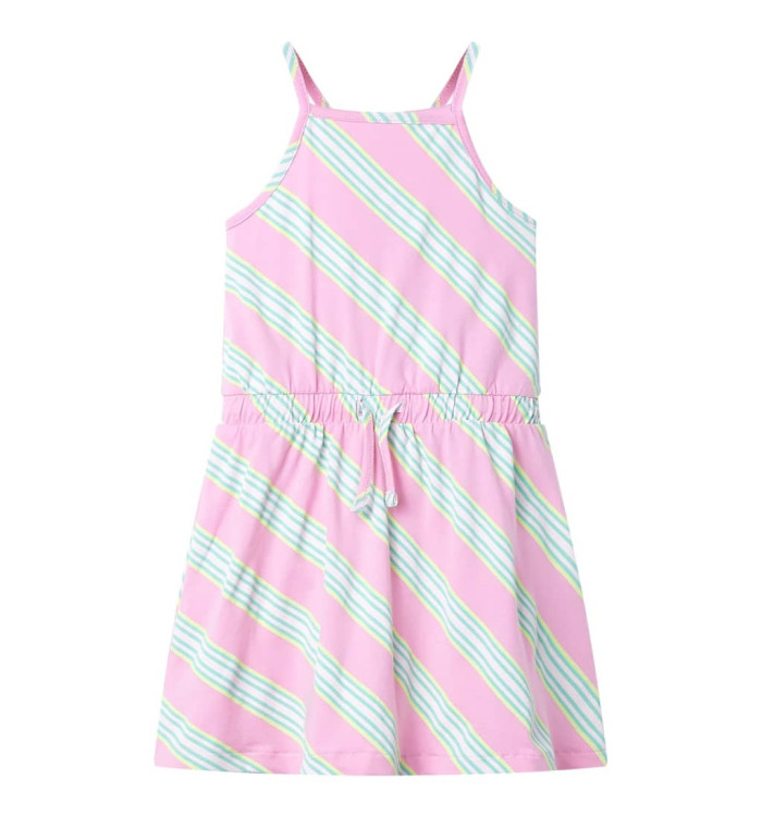 Robe pour enfants avec cordon de serrage sans manches rose 128 | Mobilier & Déco