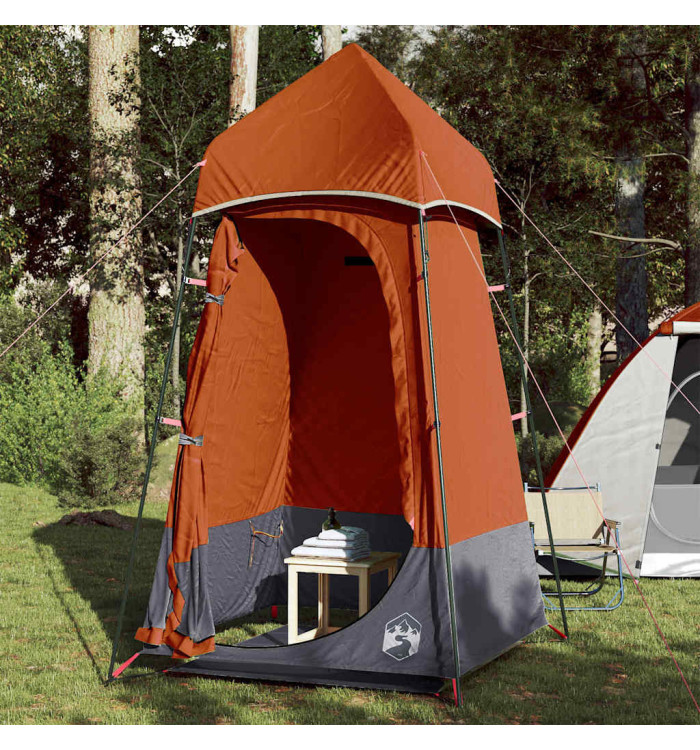 Tente de toilette orange imperméable | Mobilier & Déco