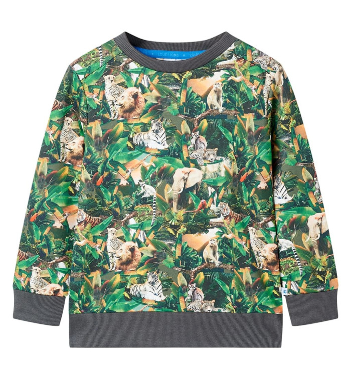Sweatshirt pour enfants vieux pétrole 128 | Mobilier & Déco