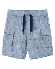 Short pour enfants avec cordon de serrage bleu foncé 128 | Mobilier & Déco