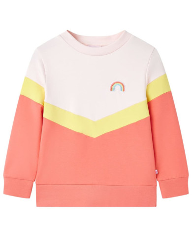 Sweatshirt pour enfants rose pâle 128 | Mobilier & Déco