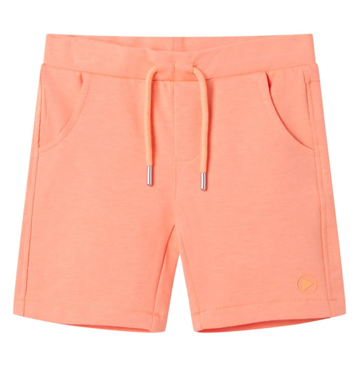 Short pour enfants avec cordon de serrage orange néon 104 | Mobilier & Déco
