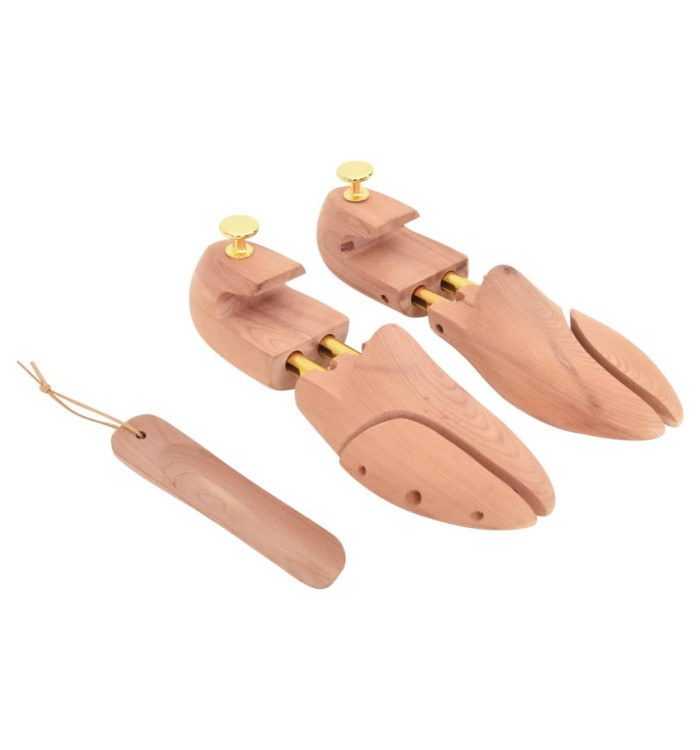 Tendeur de chaussures avec chausse-pied EU 38-39 bois de cèdre | Mobilier & Déco