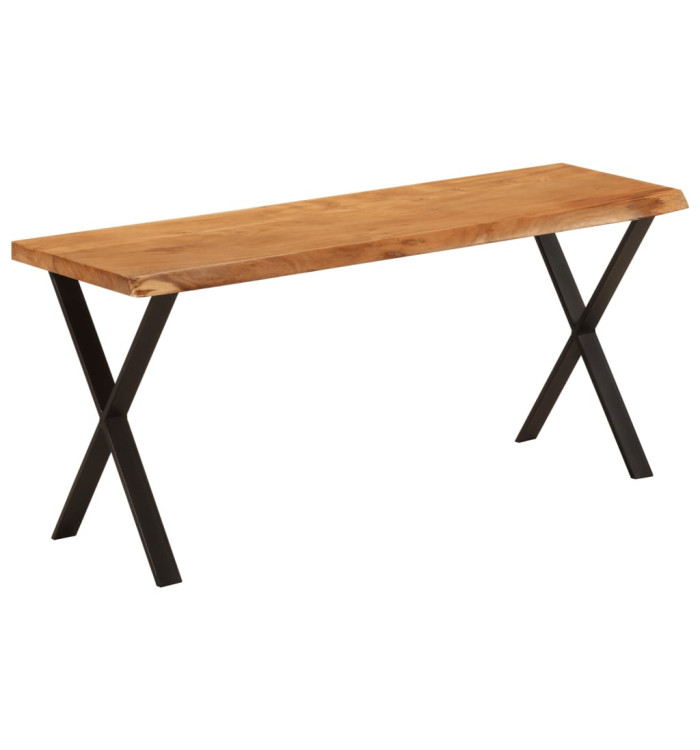 Banc avec bord vivant 105 cm bois d'acacia massif | Mobilier & Déco