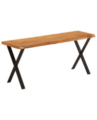 Banc avec bord vivant 105 cm bois d'acacia massif | Mobilier & Déco