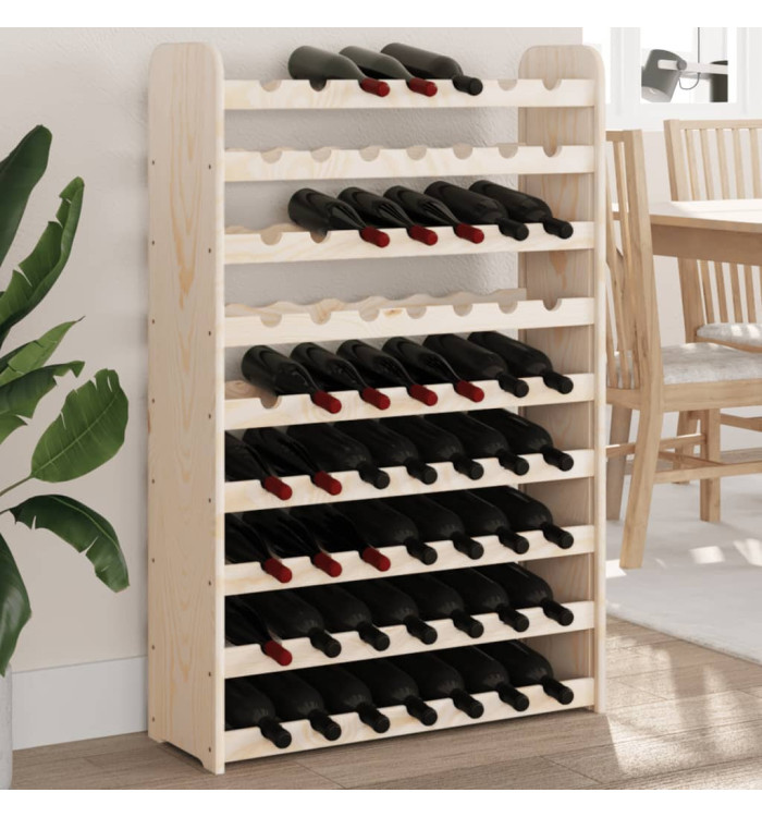 Casier à vin 72,5x25x111,5 cm Bois de pin massif | Mobilier & Déco