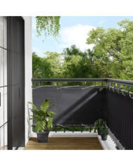 Écran de balcon anthracite 75x1000 cm 100% polyester oxford | Mobilier & Déco